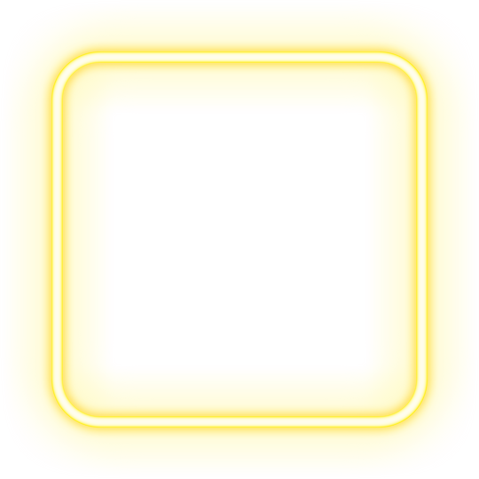 Yellow Neon Square